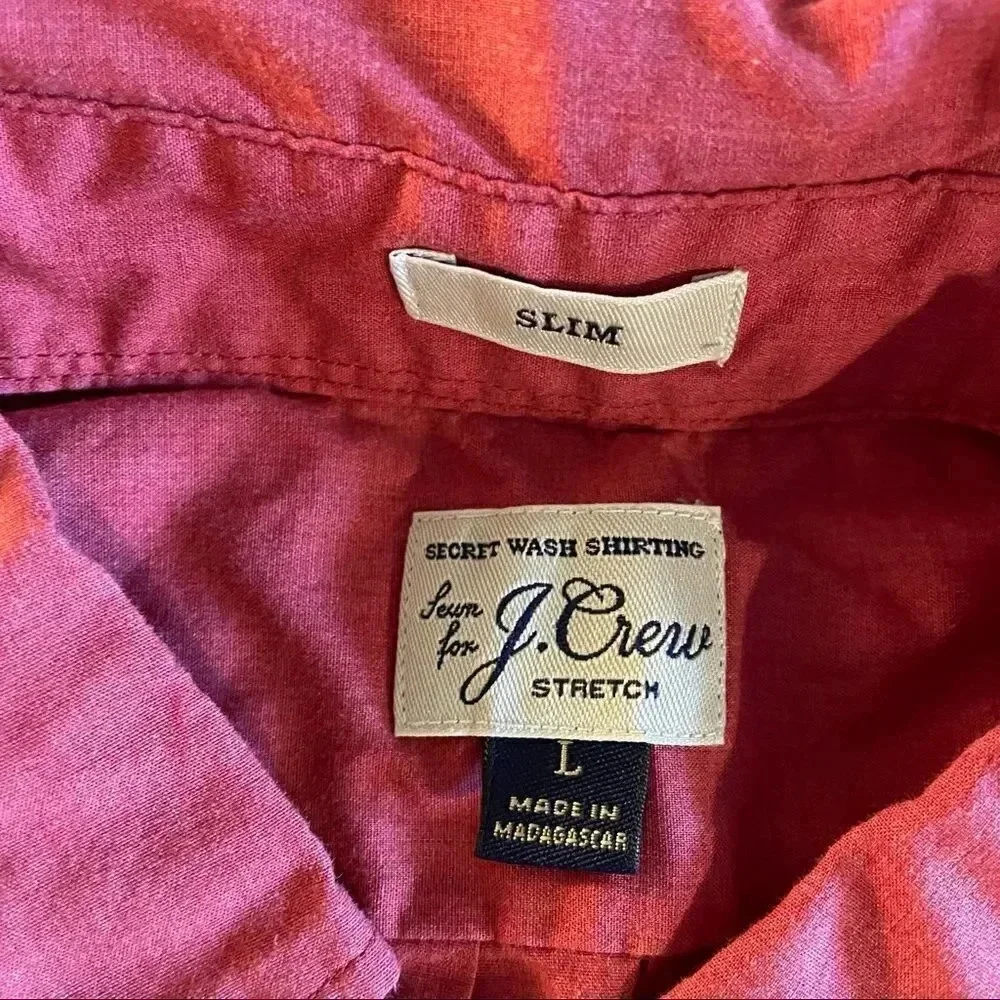 JCrew red button down